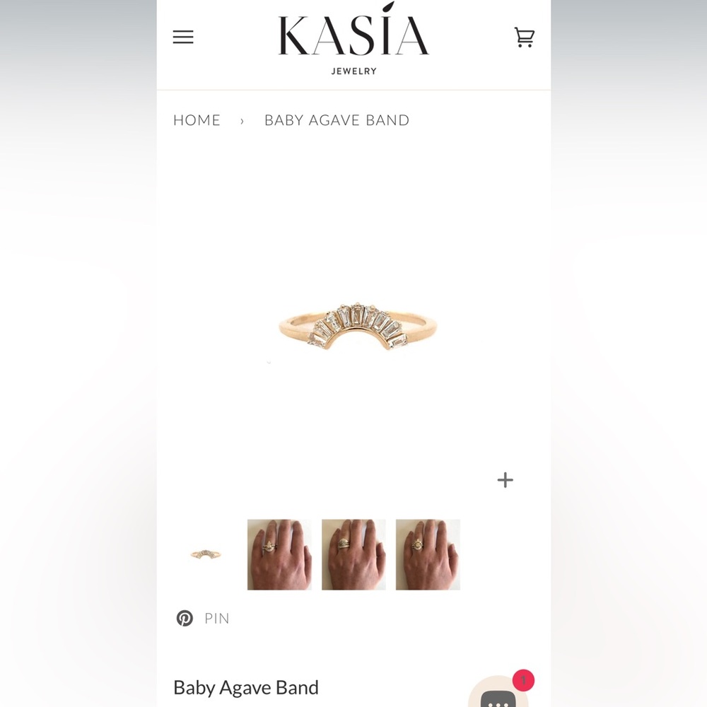 Kasia Jewelry baby agave band